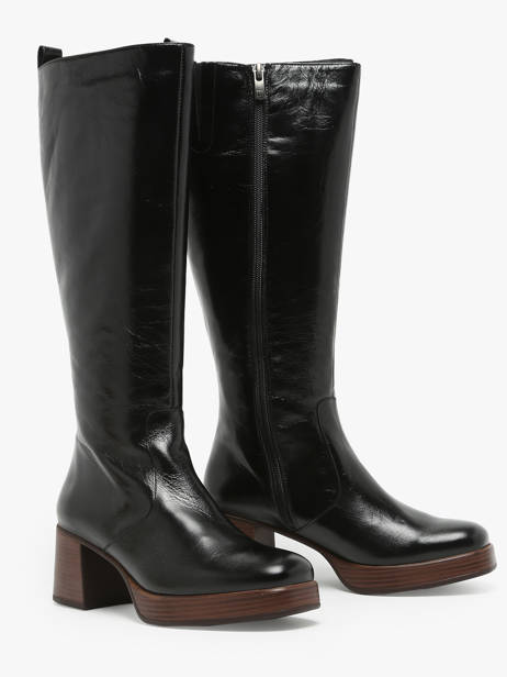 Laarzen Cristel Uit Leder Dorking Zwart women D9339 ander zicht 1