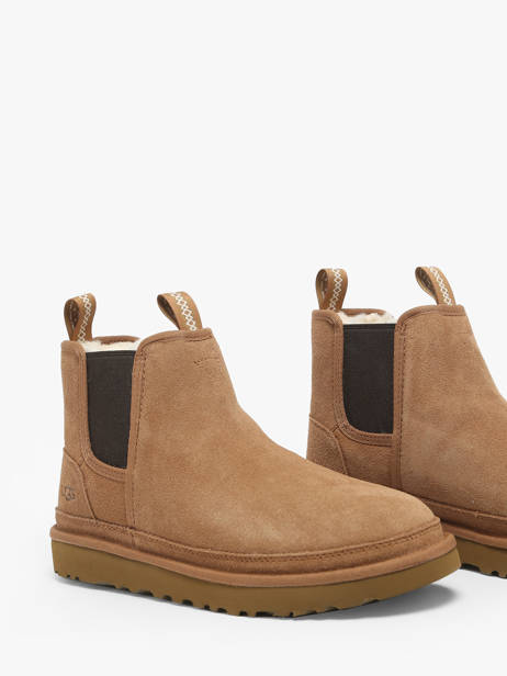 Boots Neumel Chelsea Uit Leder Ugg Bruin men 1121644 ander zicht 1