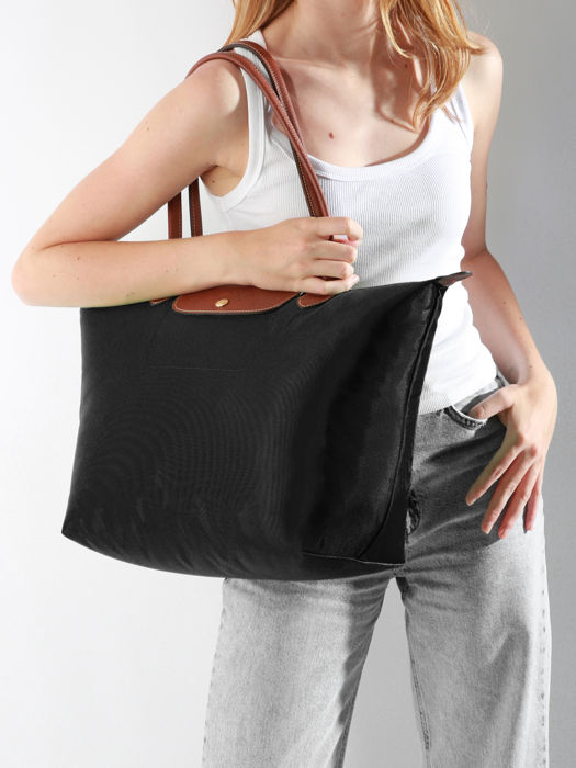 Longchamp Le pliage original Schoudertas Zwart