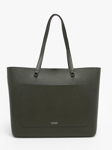 Schoudertas Karly Leder Lauren ralph lauren Groen karly 31911655 ander zicht 4