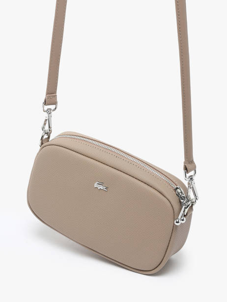 Cross Body Tas Daily City Lacoste Beige daily city NF4755DZ ander zicht 2