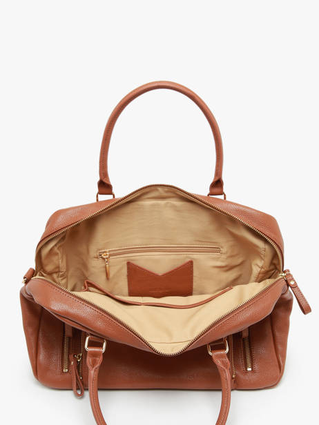 Handtas Vintage Leder Nat et nin Bruin vintage MACY ander zicht 3