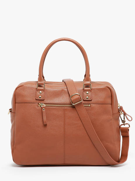 Handtas Vintage Leder Nat et nin Bruin vintage MACY ander zicht 4