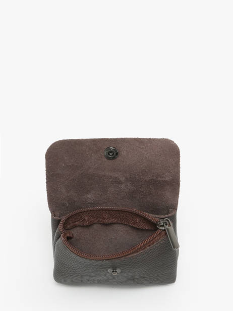 Portemonnee Leder Milano Bruin caviar CA23092 ander zicht 1