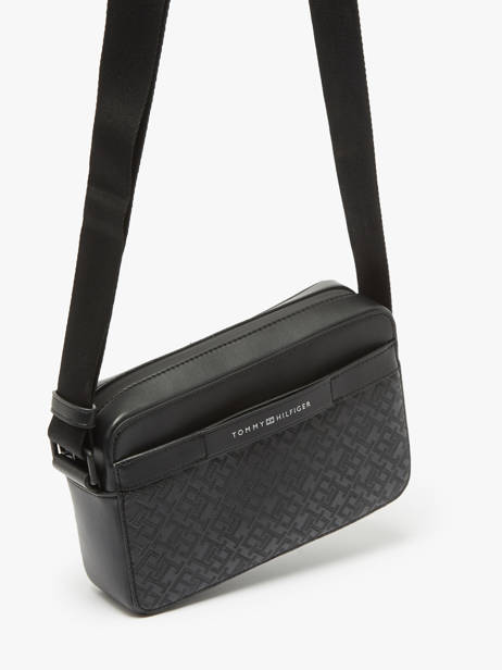 Cross Body Tas Tommy hilfiger Bruin monogram AM13306 ander zicht 2