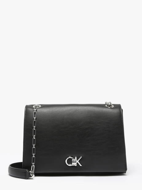 Cross Body Tas Ck Chain Gerecycleerd Polyester Calvin klein jeans Zwart ck chain K612810