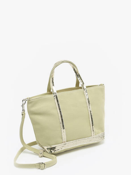 Cross Body Tas Baby Cabas Pailletten Vanessa bruno Groen cabas 1V40410 ander zicht 2