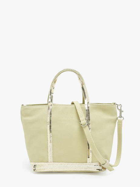 Cross Body Tas Baby Cabas Pailletten Vanessa bruno Groen cabas 1V40410 ander zicht 4