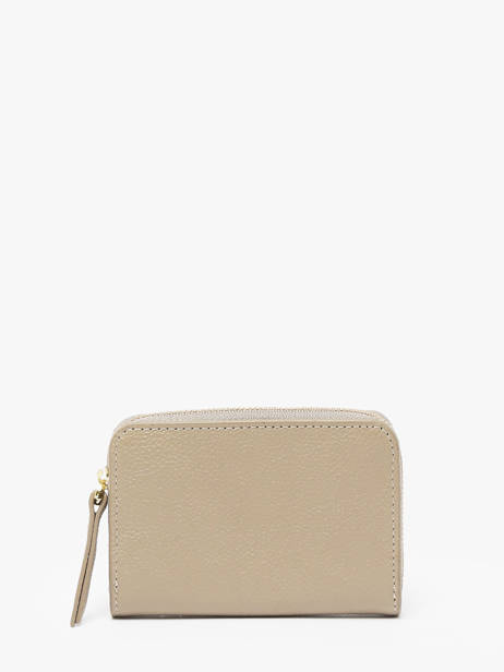 Portemonnee Leder Nat et nin Beige vintage PIA ander zicht 2
