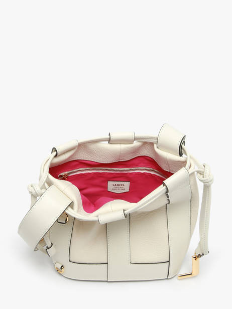 Cross Body Tas Elles Leder Lancel Wit elles A13357 ander zicht 3