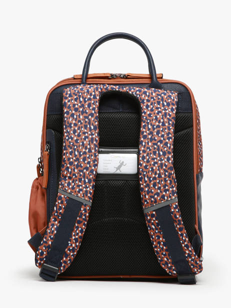 Rugzak 2 Compartimenten Cameleon Bruin vintage fantasy PBVGSD37 ander zicht 4