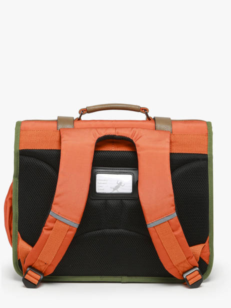 Boekentas 2 Compartimenten Cameleon Oranje vintage urban PBVBCA38 ander zicht 4