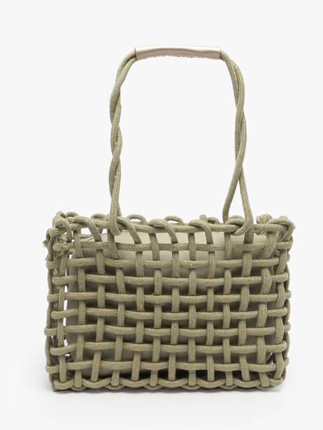 Handtassen Crochet Le voyage en panier Groen crochet PM853 ander zicht 4