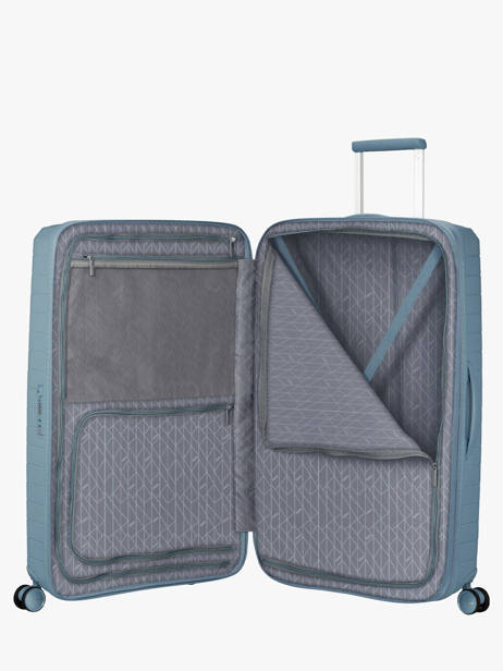 Uitbreidbare Harde Reiskoffer Fastforward American tourister Blauw fastforward 155261 ander zicht 3