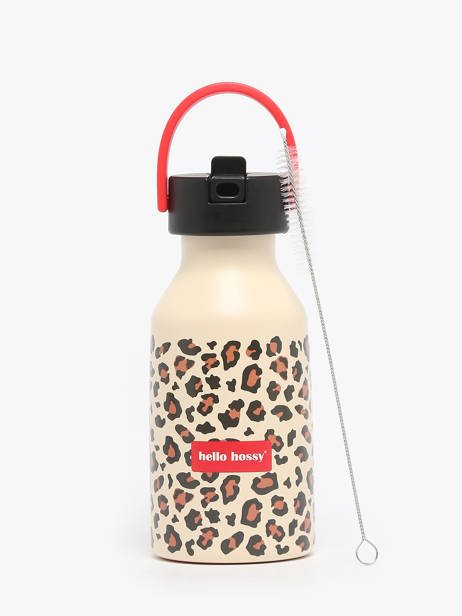 Drinkfles Hello hossy Beige cool kids 350M ander zicht 2