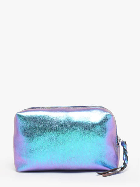 Etui Leder Paul marius Blauw scarabee ADELESCA ander zicht 2