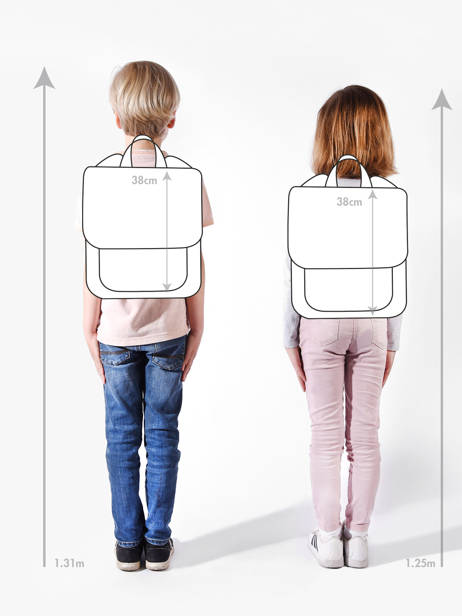 Rugzak Hello hossy Blauw cool kids O6 ander zicht 1