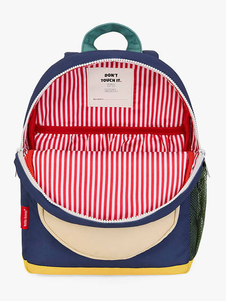 Rugzak Hello hossy Blauw cool kids O6 ander zicht 3