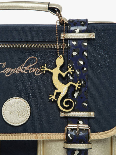 Rugzak Op Wieltjes 2 Compartimenten Cameleon Blauw vintage fantasy SR40 ander zicht 7