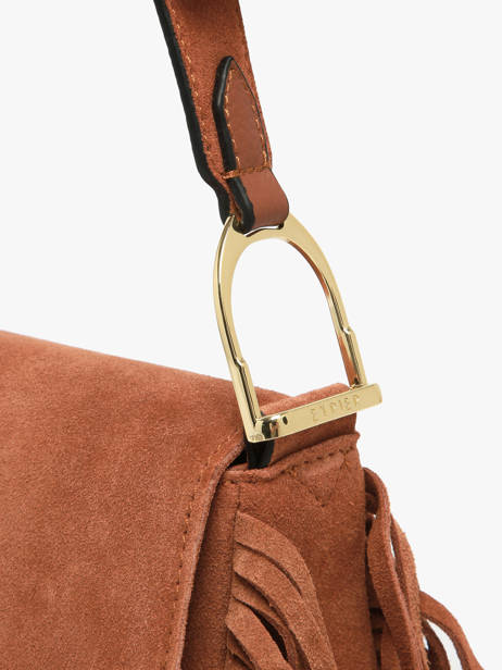 Schoudertas Country Leder Etrier Bruin country ECOU145M ander zicht 4