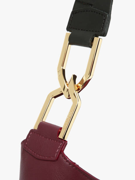 Schoudertas Pagode Leder Lancel Violet pagode A12510 ander zicht 2