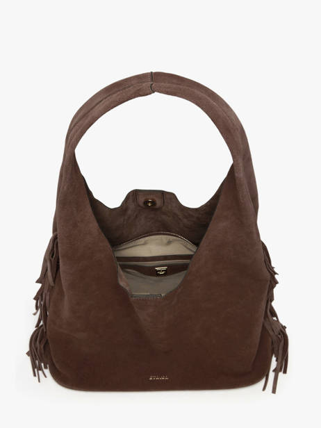 Schoudertas L Country Leder Etrier Bruin country ECOU154L ander zicht 3
