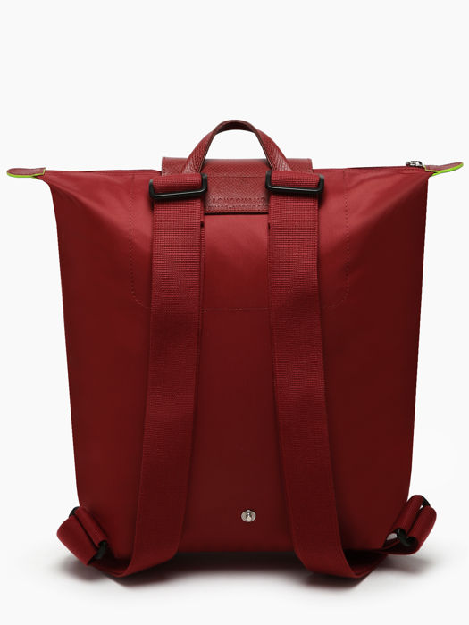 Longchamp Le pliage green Rugzak Rood