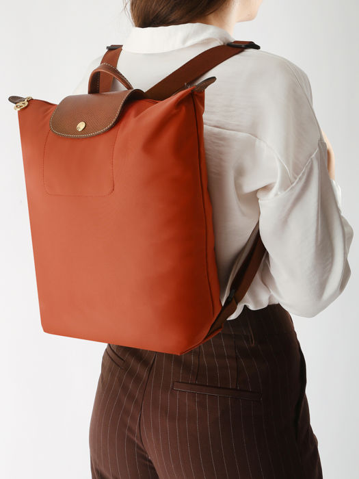 Longchamp Le pliage original Rugzak Oranje