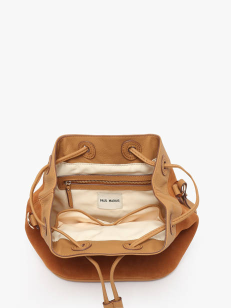 Cross Body Tas La Suite Leder Paul marius Oranje la suite CAPUCSUI ander zicht 2