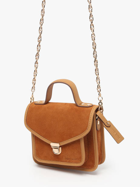 Cross Body Tas La Suite Leder Paul marius Oranje la suite GEOX2SUI ander zicht 1