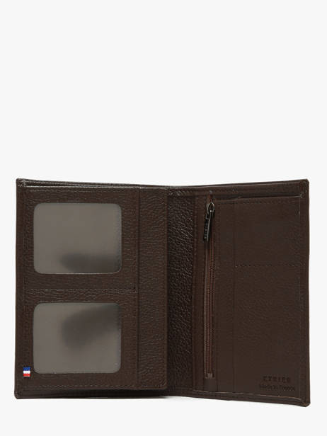 Portefeuille Madras Leder Etrier Bruin madras EMAD442 ander zicht 1