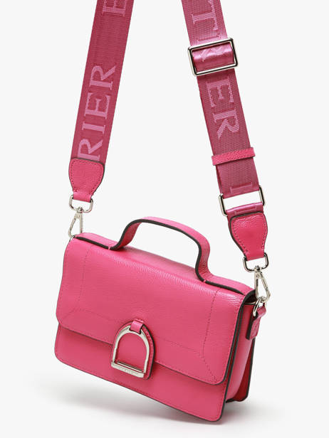 Cross Body Tas S Altesse Leder Etrier Roze altesse EALT048S ander zicht 2