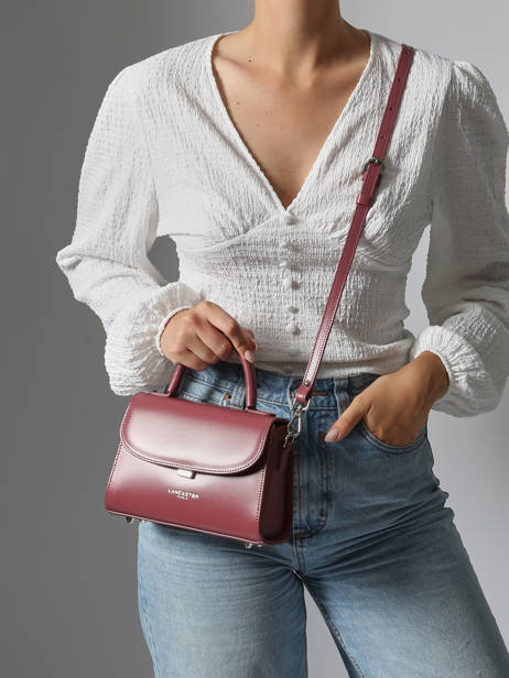 Cross Body Tas S Suave Leder Lancaster Roze suave even 16 ander zicht 1