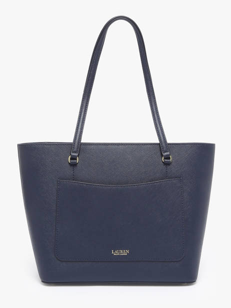 Schoudertas Medium Karly Leder Lauren ralph lauren Blauw karly 31924351 ander zicht 4