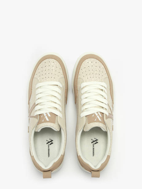 Sneakers Joyce Vanessa wu Beige women BK2555BG ander zicht 3