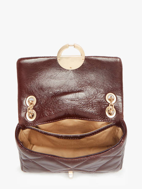 Cross Body Tas Nano Moon Leder Vanessa bruno Bruin moon 84V40326 ander zicht 3