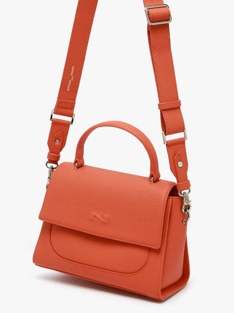 Cross Body Tas Charlene Leder Nathan baume Oranje event 9 ander zicht 2