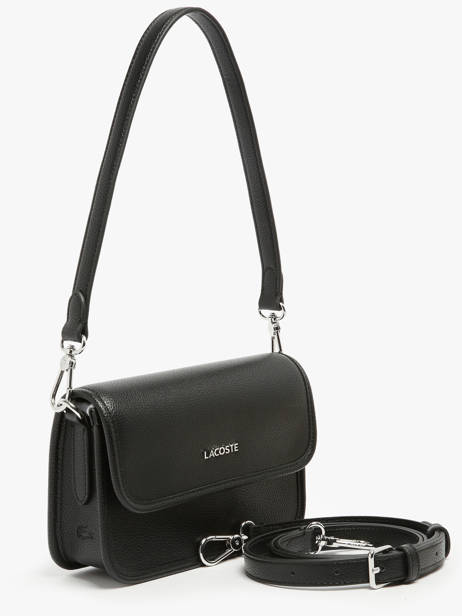 Schoudertas City Lacoste Zwart city NF5147EG ander zicht 2