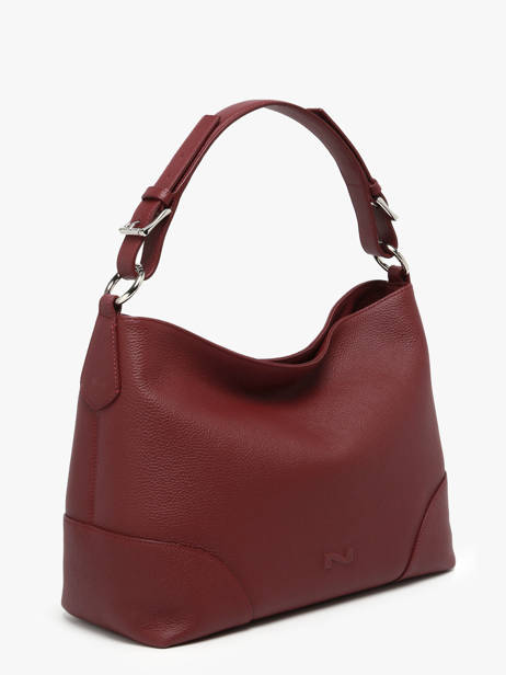 Schoudertas Tango Bis Leder Nathan baume Rood nathan 52 ander zicht 2