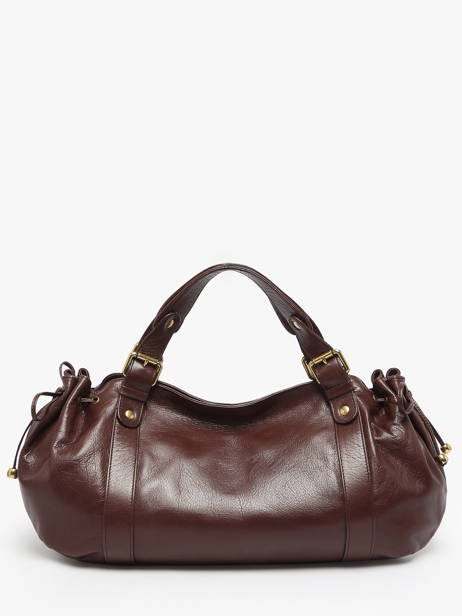 Schoudertas Froisse Leder Gerard darel Bruin froisse DCS01474