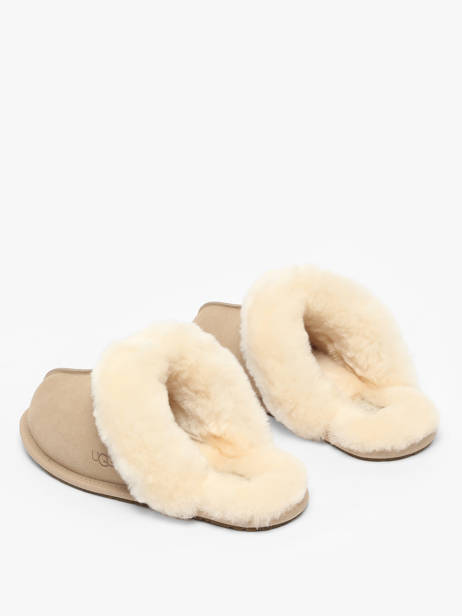 Scuffette Ii Pantoffels Uit Leder Ugg Beige women 1106872 ander zicht 2