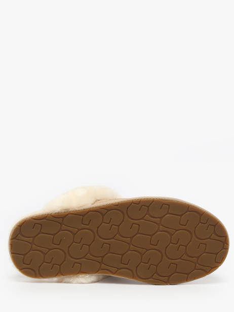Scuffette Ii Pantoffels Uit Leder Ugg Beige women 1106872 ander zicht 4