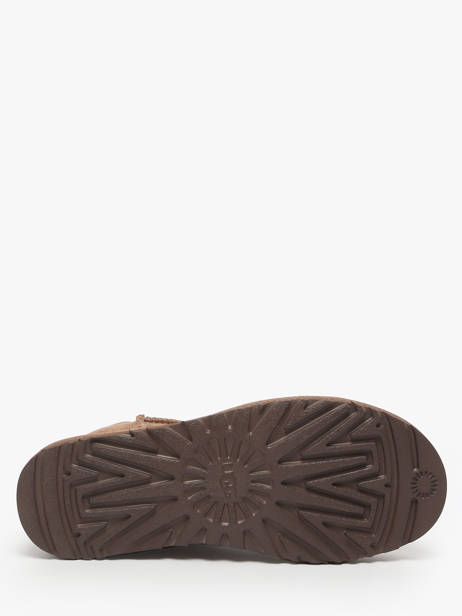 Boots Classic Ultra Mini Uit Leder Ugg Bruin women - 01116109 ander zicht 4