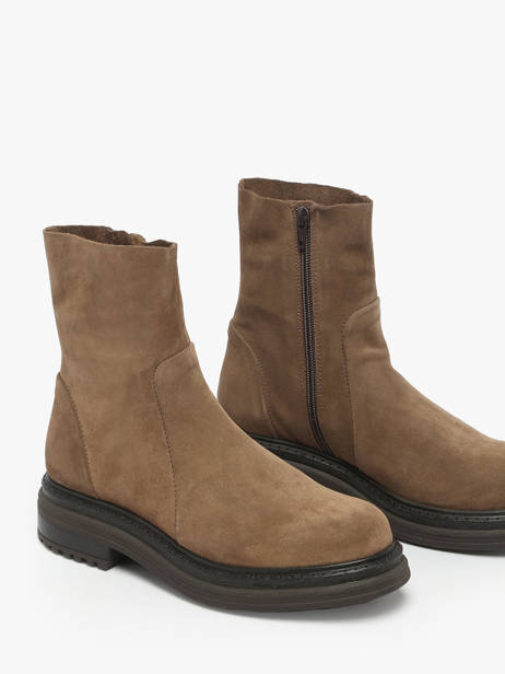 Stadsschoenen Uit Leder Aliwell Bruin women A0407 ander zicht 1