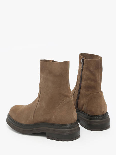 Stadsschoenen Uit Leder Aliwell Bruin women A0407 ander zicht 2