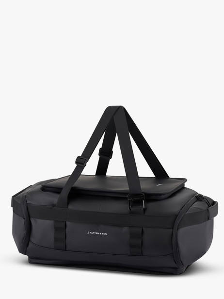 Lisbon Duffle Small - Reistas Voor Cabine Rugzak  Kapten and son Zwart backpack LISBONDU ander zicht 2