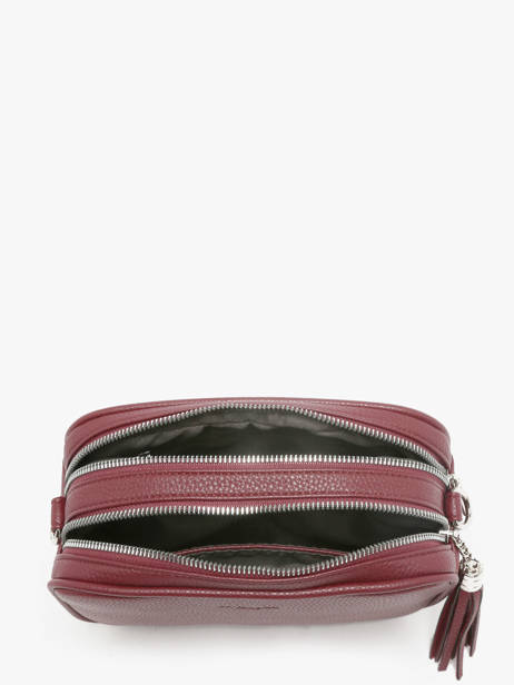 Cross Body Tas Grained Miniprix Rood grained HOWARD ander zicht 1