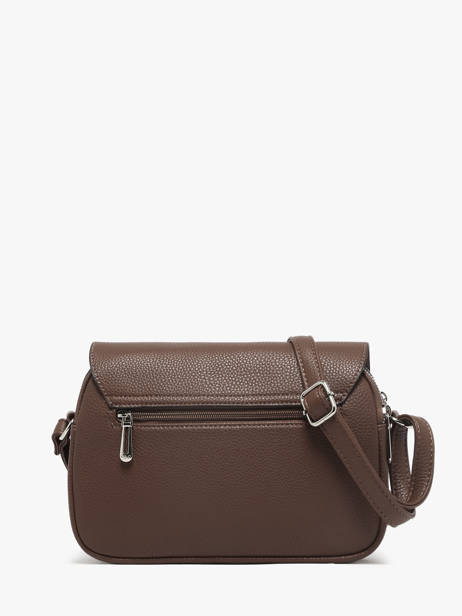 Cross Body Tas Grained Miniprix Bruin grained F3601 ander zicht 2