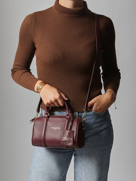 Cross Body Tas Milano Ana Leder Lancaster Violet milano ana 101 ander zicht 1