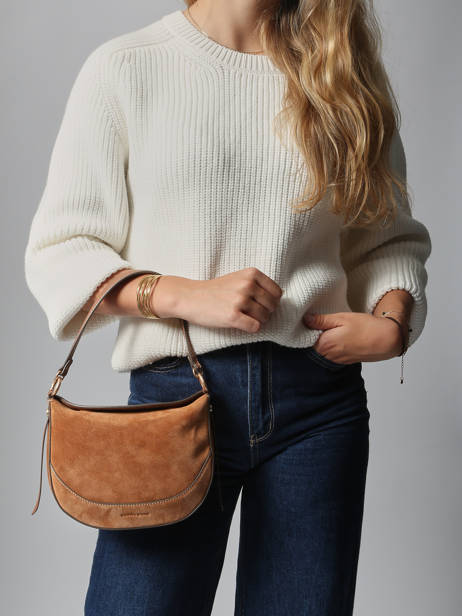 Cross Body Tas Daily Leder Vanessa bruno Bruin daily 29V40871 ander zicht 1